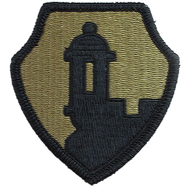 1st Mission Support Command MultiCam (OCP) Patch Patches and Service Stripes