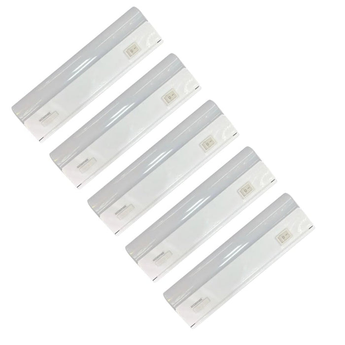 21 Inch LED Under Cabinet Light, 9W, 3CCT 3000K/4000K/5000K, 720 Lumens, Hardwired, On/Off Switch, CRI 80+, ETL Certified – Ideal for Kitchen, Pantry, Closet, Workbench, Office, Garage, and Display Lighting