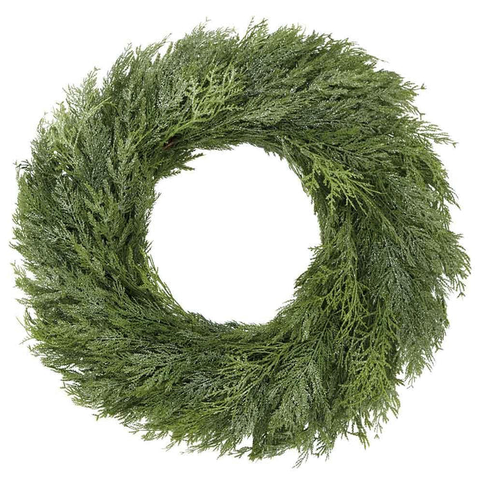 30" Ultra Deluxe Mixed Cedar Wreath