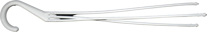4.5" Mini White Plastic Hanging Basket - Ed's Plant Shop