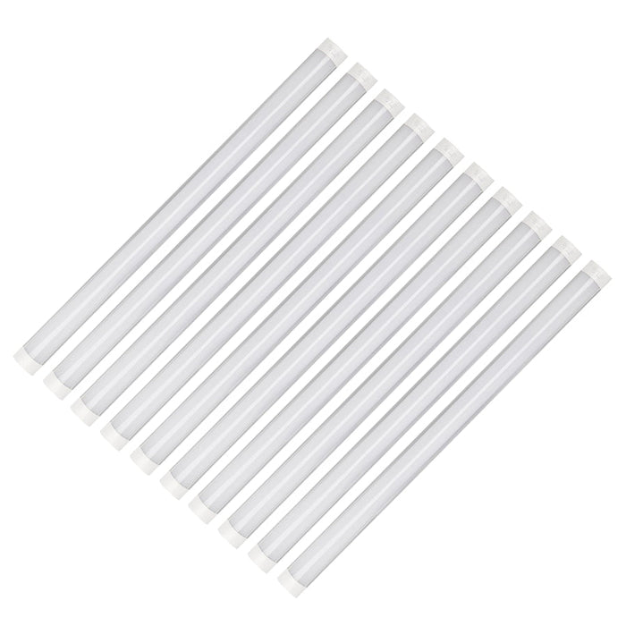 4FT LED Batten Light, Ceiling Surface Mounted Slim LED Tube Lights, 40W 5000K Neutral White for Office, Shop, Garage, Home