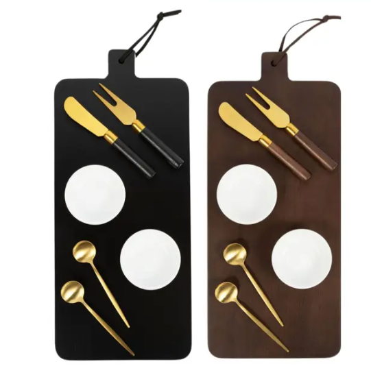 7 Piece Charcuterie Board Gift Set
