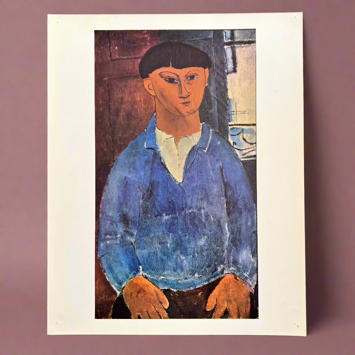 Vintage Modigliani Portrait Art Print at Golden Rule Gallery