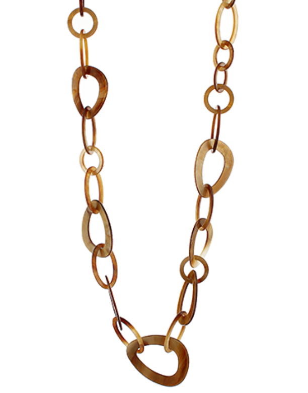 Acrylic Rings Statement Necklace