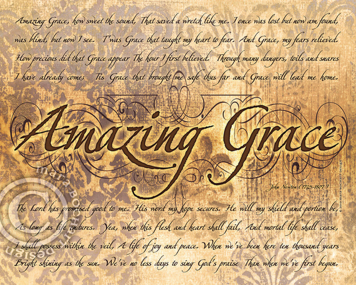 Amazing Grace - premium canvas