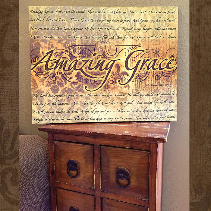 Amazing Grace - premium canvas