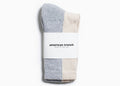 American Trench Dual-Tone Crew – Linen/Heather Grey