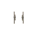 Antique Brass Hi-Lo Post Earrings