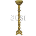 Antique Gold Royal Flower Bowl Centerpiece, 27.75in, Gold