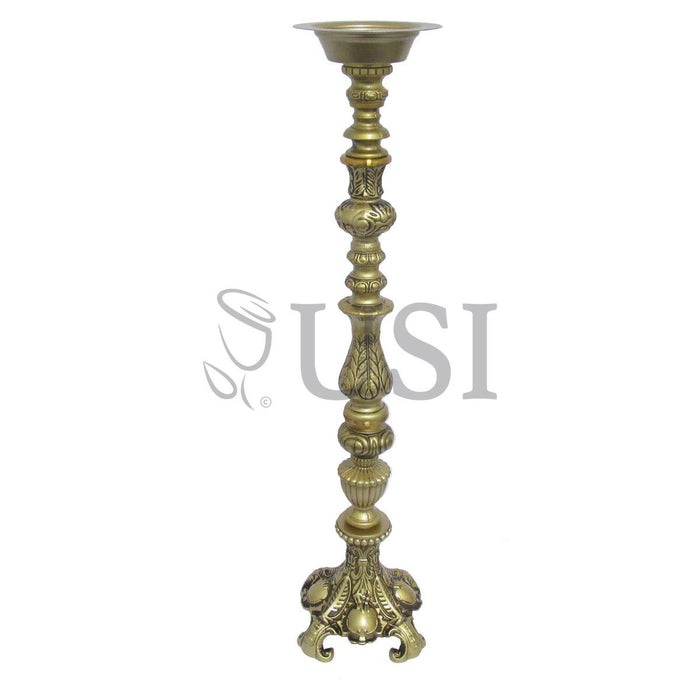 Antique Gold Royal Riser Candle Holder Centerpiece, 28.25in, Gold