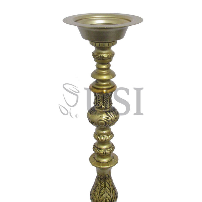 Antique Gold Royal Riser Candle Holder Centerpiece, 28.25in, Gold