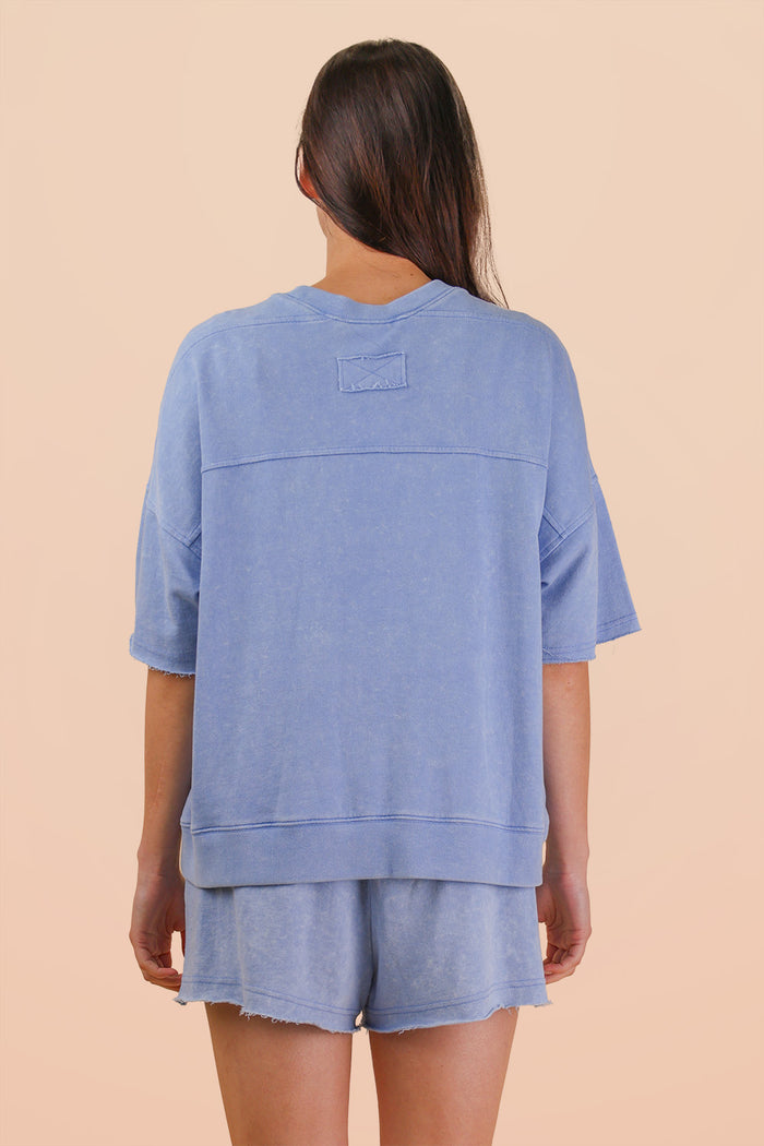 Apres Pool Short Sleeve Top and Shorts Set - Curvy
