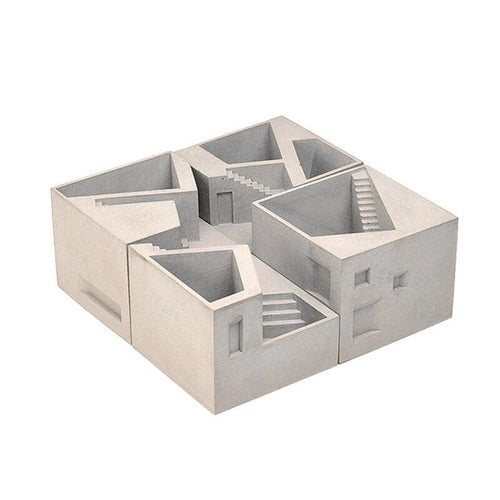 "Architecture" storage box silicone molds - madmolds -
