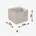 "Architecture" storage box silicone molds - madmolds -
