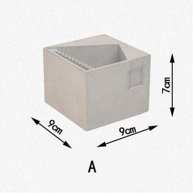 "Architecture" storage box silicone molds - madmolds -