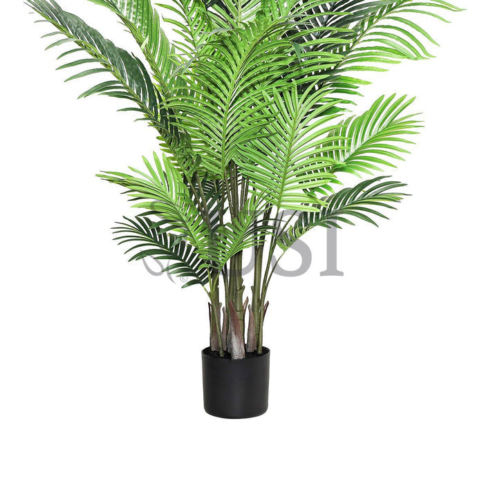 Areca Palm Tree Real Touch Potted, 5ft, Green