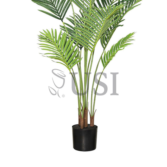 Areca Palm Tree Real Touch Potted, 5ft, Green