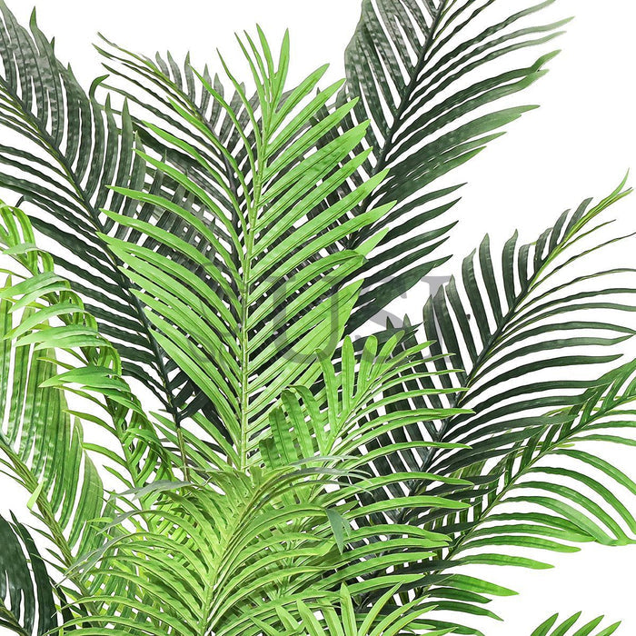 Areca Palm Tree Real Touch Potted, 5ft, Green