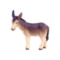 Sculpted wooden Donkey figurine for Artis Nativity set.
