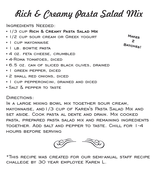 Artisan Rich & Creamy Pasta Salad Mix