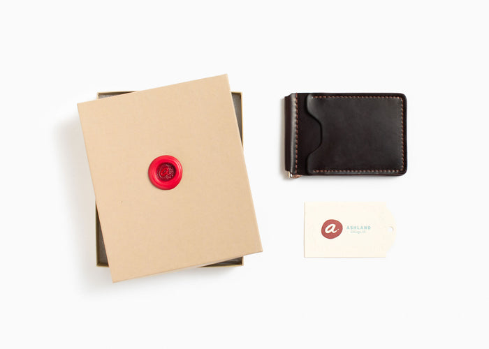 Ashland Capone Money Clip - Color #8 Shell Cordovan