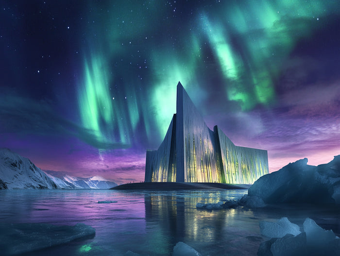 Aurora Over Ice