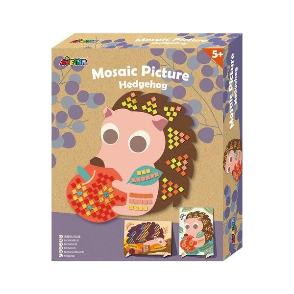 mosaic hedgehog kids craft cheap
