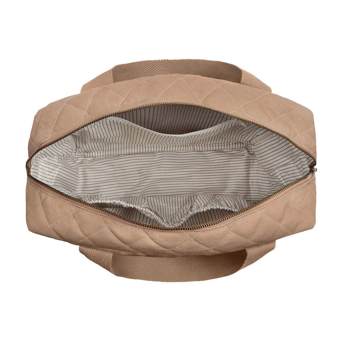 Avery Row - Baby Changing Bag - Latte - Mabel & Fox