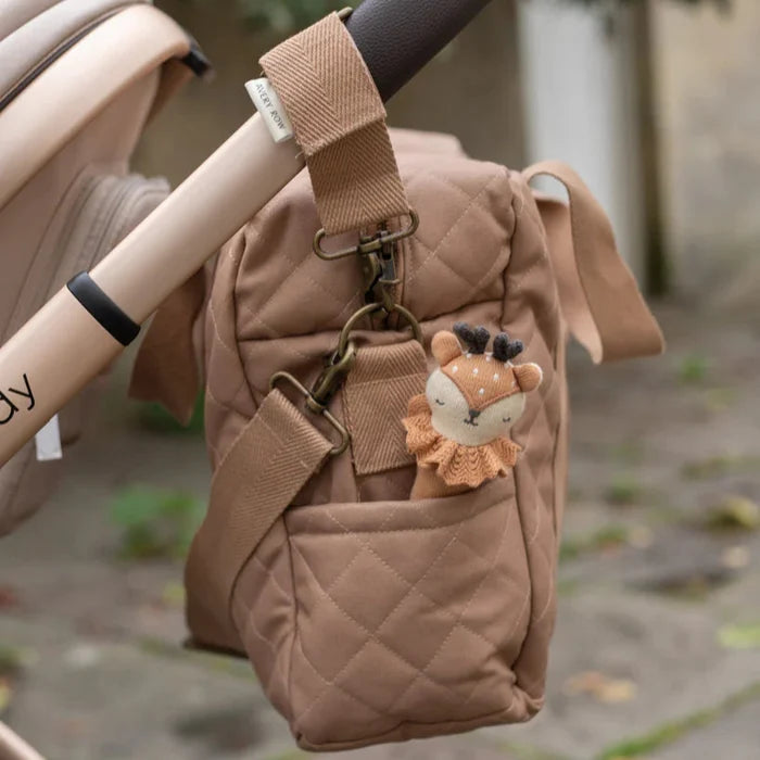 Avery Row - Baby Changing Bag - Latte - Mabel & Fox