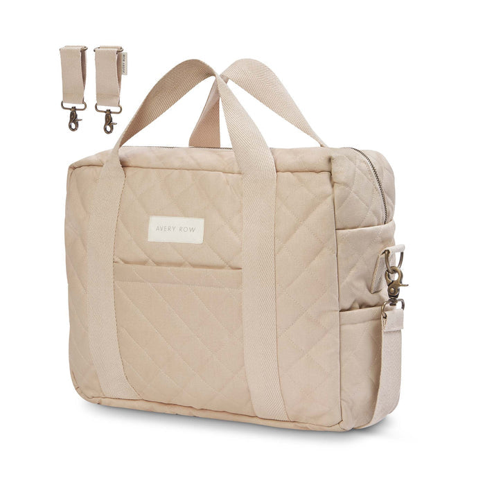 Avery Row - Baby Changing Bag - Natural - Mabel & Fox