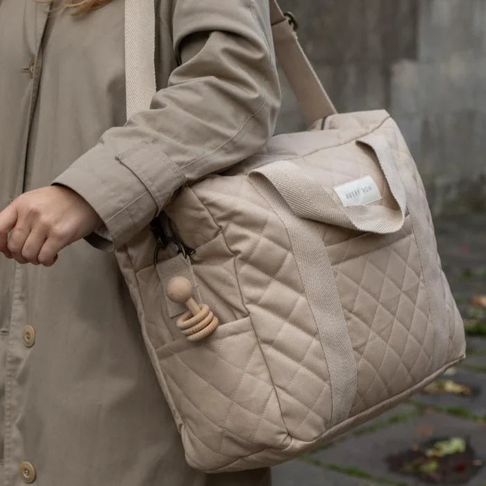 Avery Row - Baby Changing Bag - Natural - Mabel & Fox