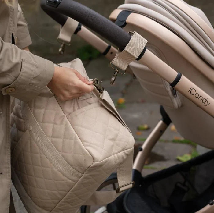 Avery Row - Baby Changing Bag - Natural - Mabel & Fox