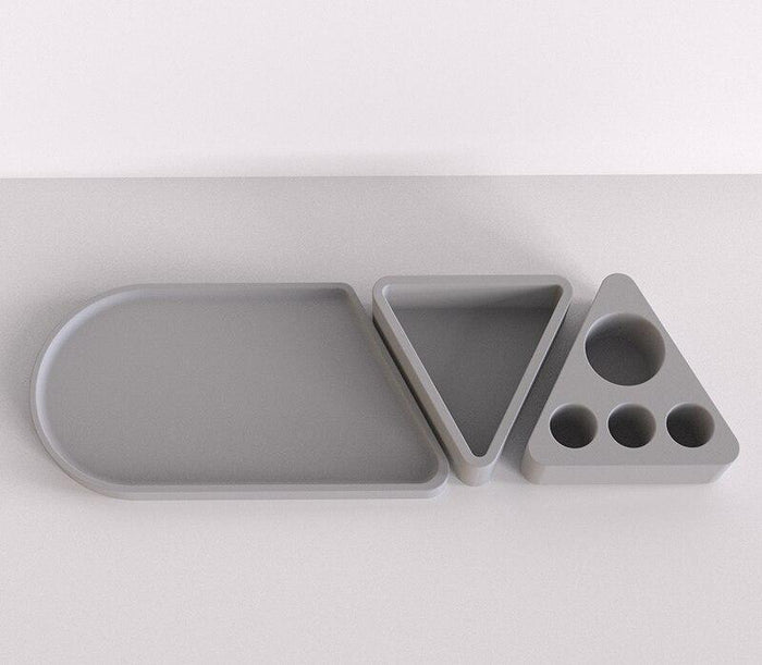 B17 Bathroom set silicone molds - madmolds -