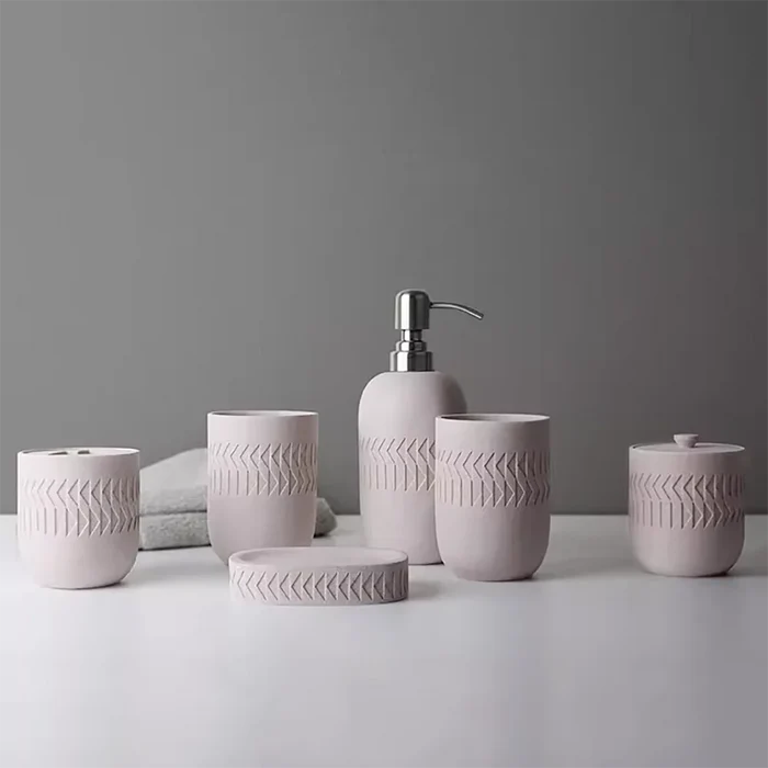 "B33" Bathroom set silicone mold