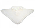Baby Knitted Poncho - White - NB/6M - [BW-10-468W] - Kidswholesale.co.uk