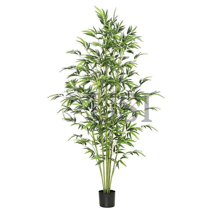 Bamboo Tree Real Touch Potted, 6ft, Green