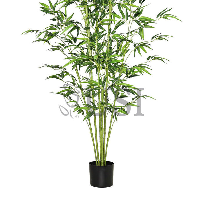 Bamboo Tree Real Touch Potted, 6ft, Green
