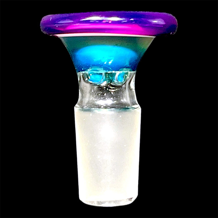 Bearded glass 18mm slide