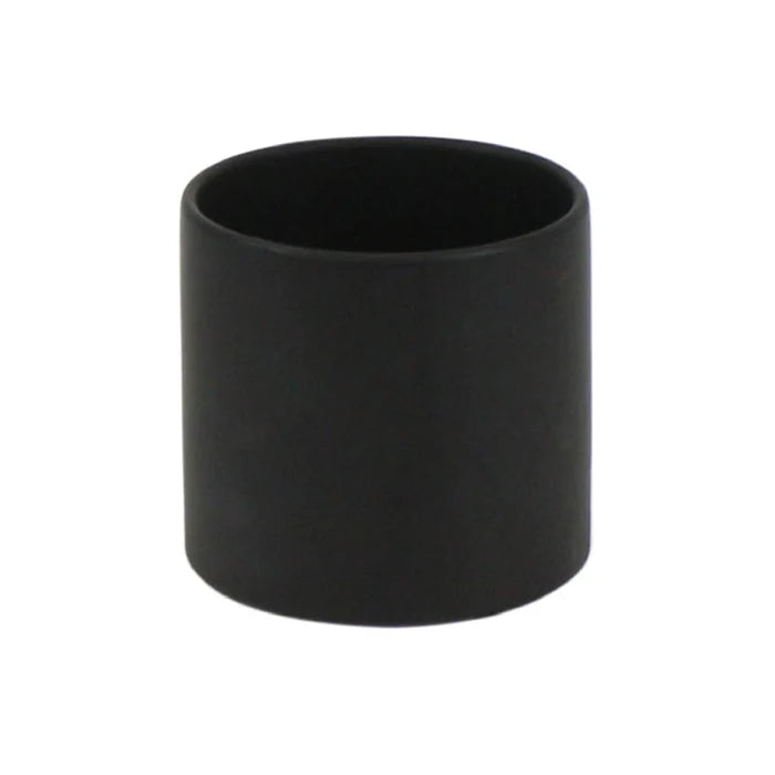 Black Cylinder Vase Close Up - Image