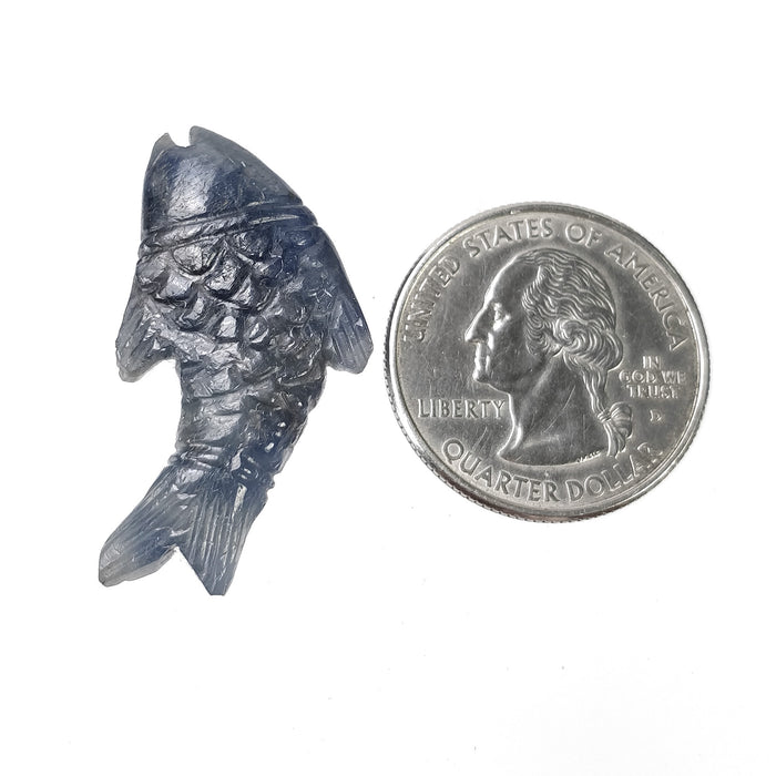 Fish Carving Sapphire