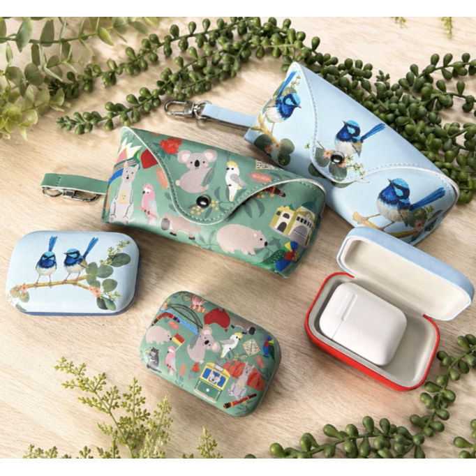 Blue Wren Mini Travel Case