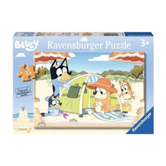 Bluey Beach Day! Puzzle 35 Pc