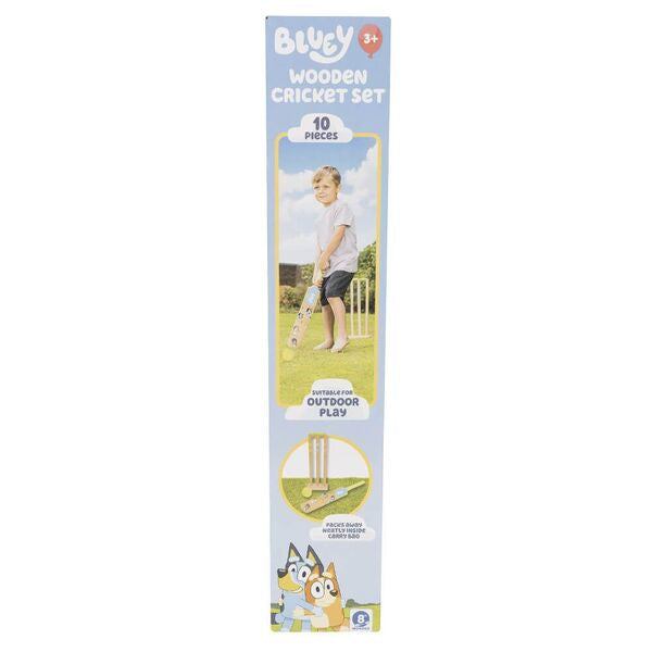 bluey kids cricket set