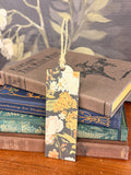 Blush Floral Wood Bookmark