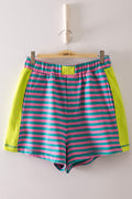 Bold Stripes Contrast Banding Boxer Shorts