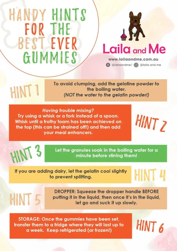 Laila and Me BONE AND PAW GUMMI MOULD (NO DROPPER)