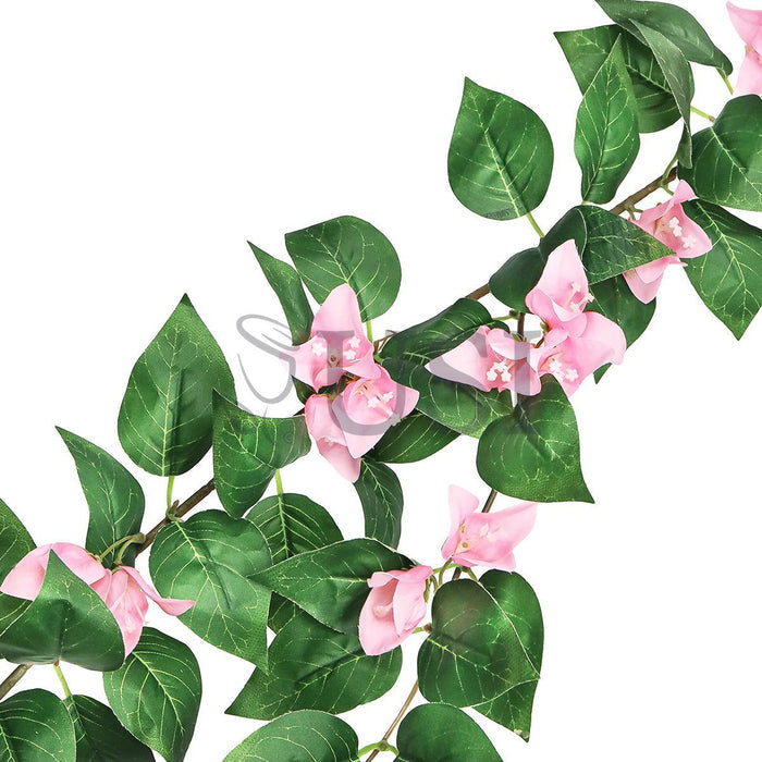 Bougainvillea Flower Garland, 6ft, Pink