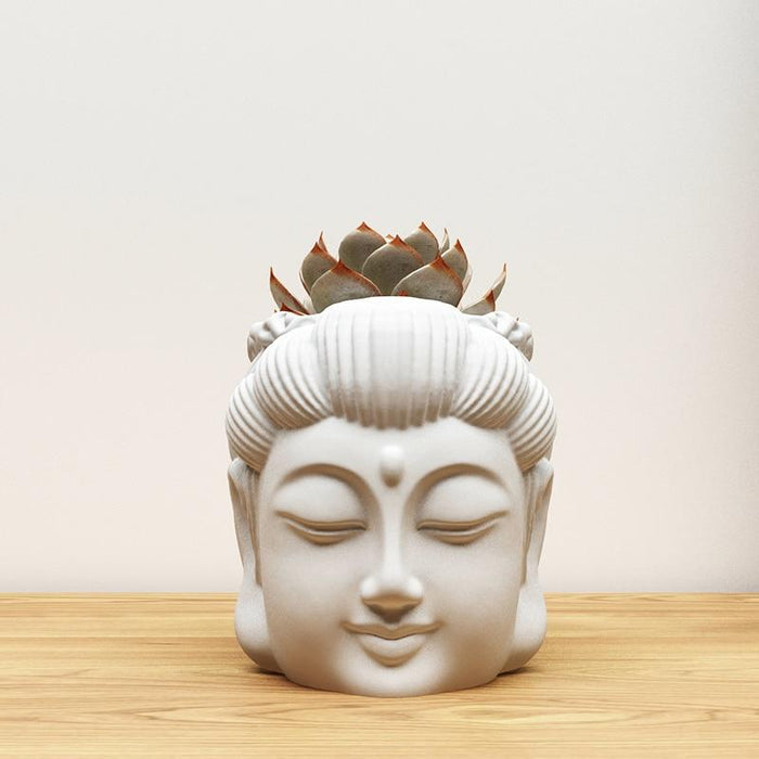 Buddha inspired flowerpot silicone molds - madmolds -