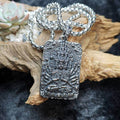 Buddhist Amulet,Chenrezig,Padmapani,Avalokitesvara - Tibetan Buddhist amulet, front view