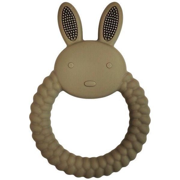 Green Bunny teether for babies